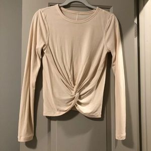 Lululemon knot front long sleeve